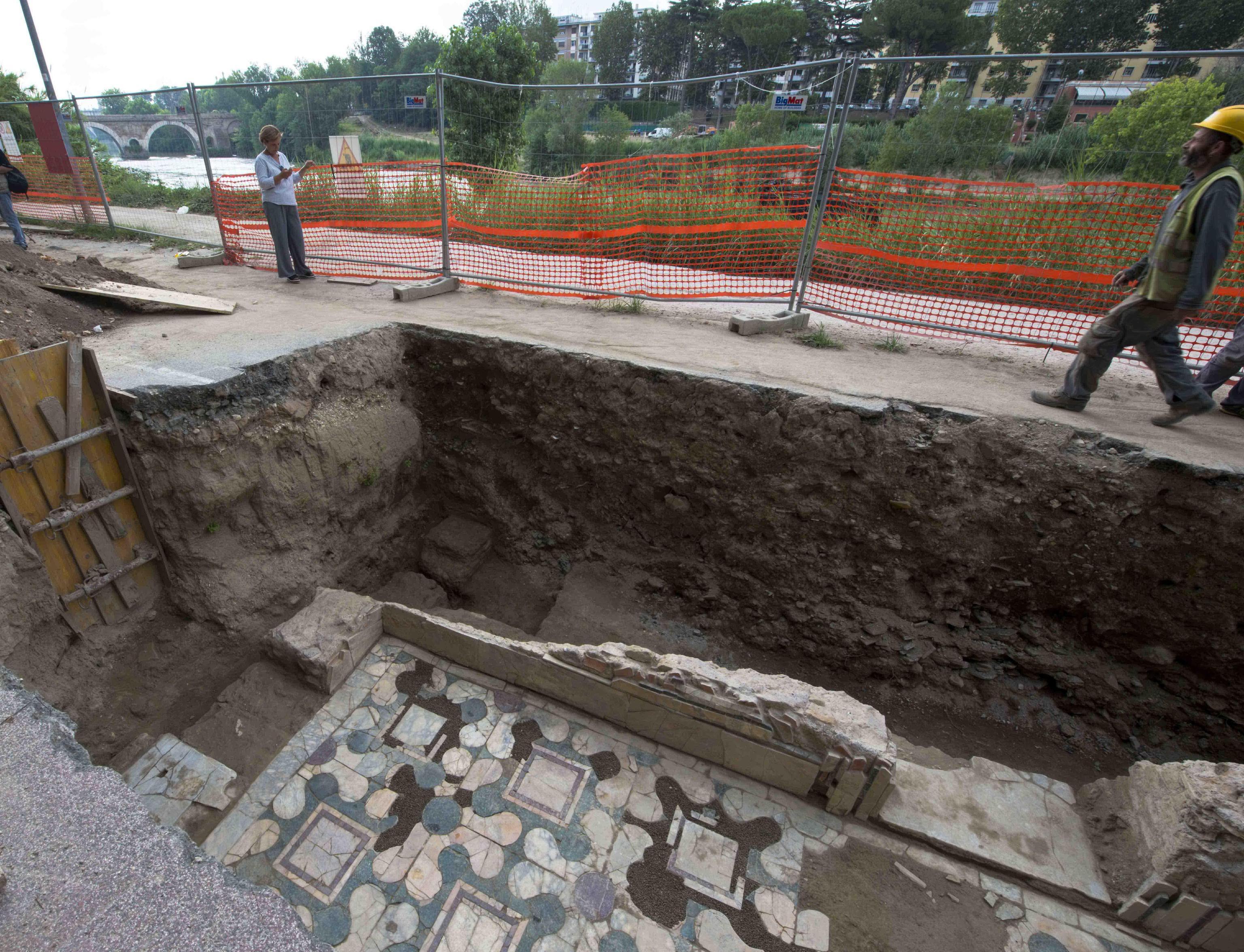 roma reperti ponte milvio