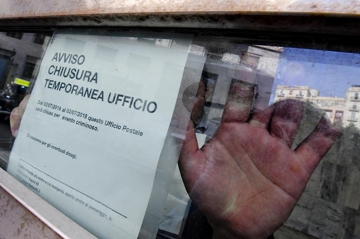 Avviso all'uffio postale