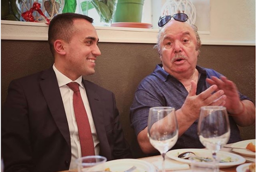 Luigi Di Maio a pranzo con Lino Banfi. E posta la FOTO su Instagram