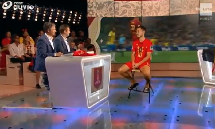 Mondiali 2018, Eden Hazard intervistato dalla tv belga