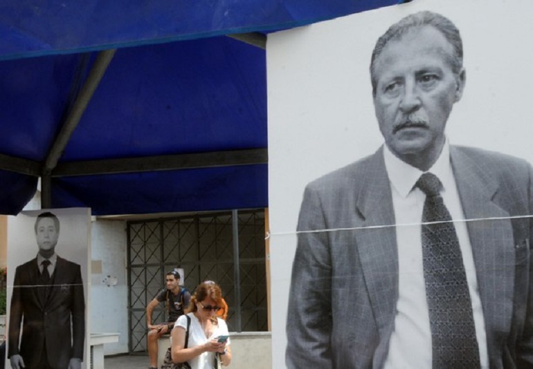 Via d'Amelio, i giudici: "E' il più grave depistaggio di Stato della nostra storia giudiziaria" (foto Ansa)