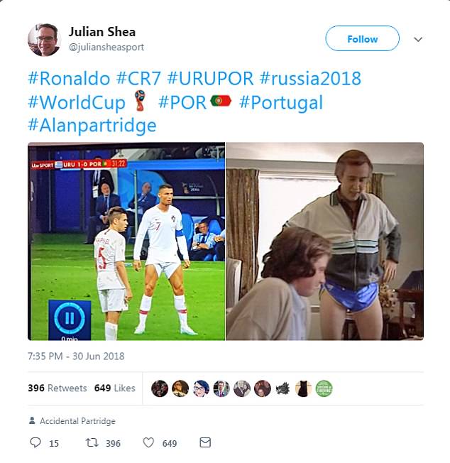 Cristiano Ronaldo, pantaloncini tirati su e punizione flop: quante prese in giro sui social