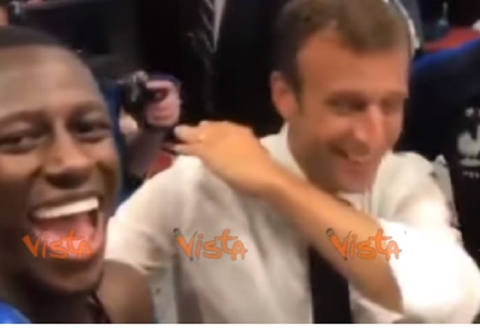 macrin negli spogliatoi balla