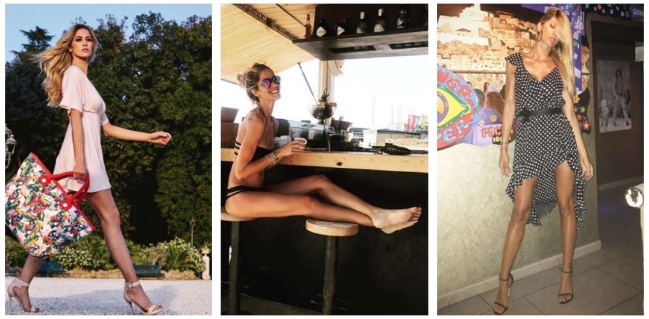 Elena Santarelli e il feticista: "Bacerei i tuoi piedi divini per ore". La risposta è memorabile