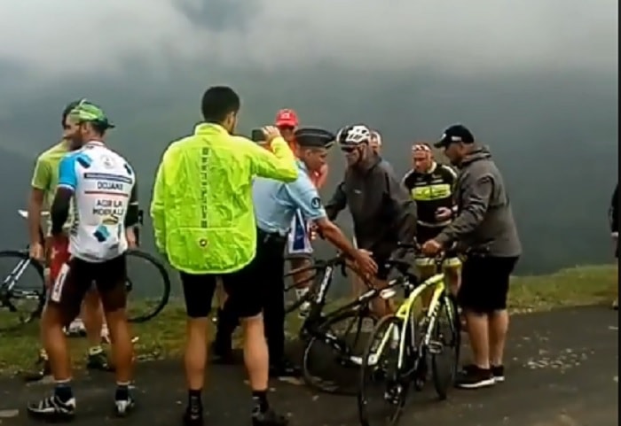 Eric Froome scambiato per tifoso