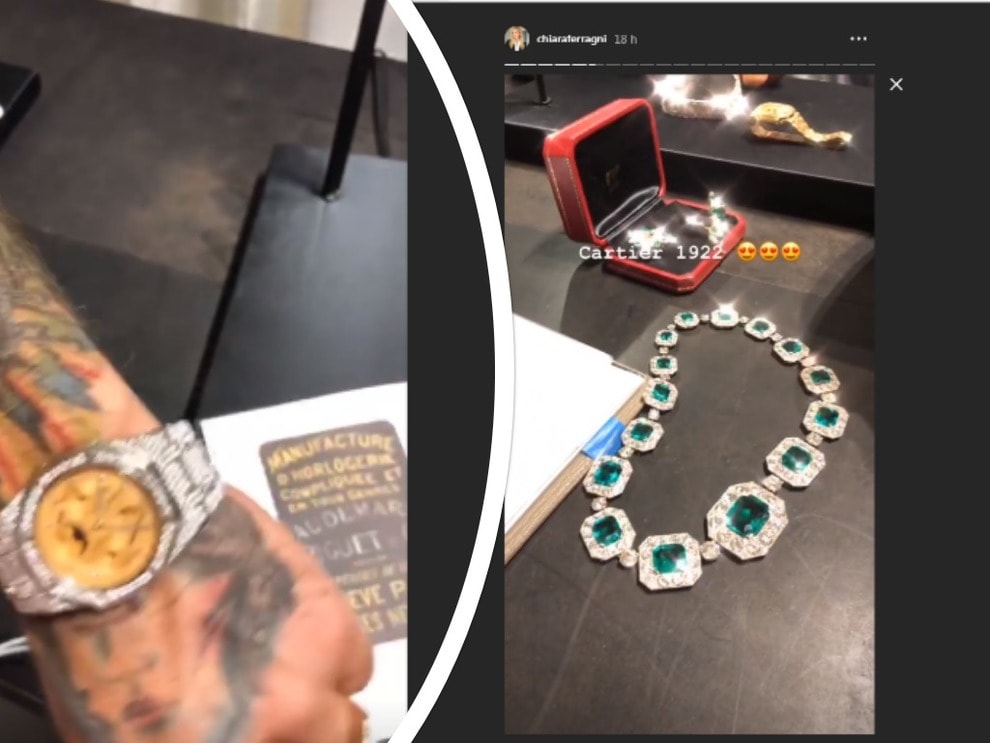 Fedez e Chiara Ferragni, shopping di gioielli da Cartier. E i follower non apprezzano