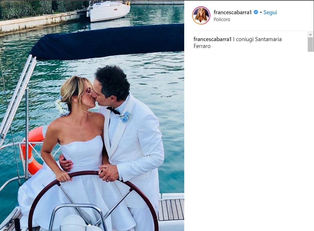 Claudio Santamaria e Francesca Barra sposi a Policoro