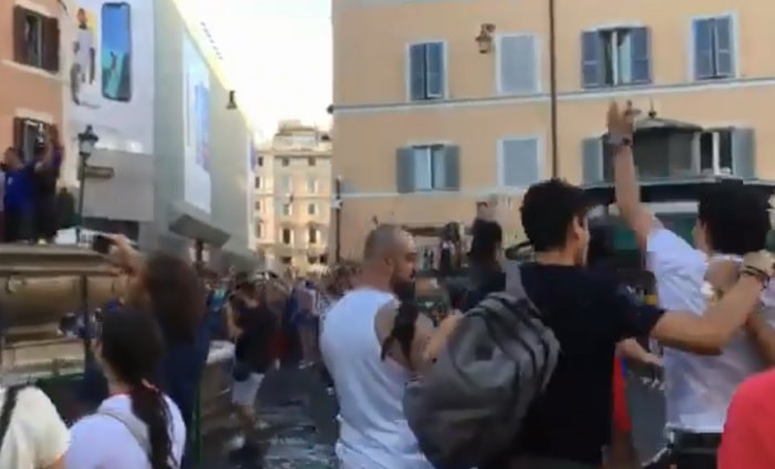 Roma, fontana Campo de Fiori