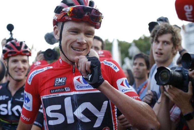 Chris Froome, ciclista assolto: "Niente doping a Vuelta 2017". Riammesso al Tour de France? (foto Ansa)