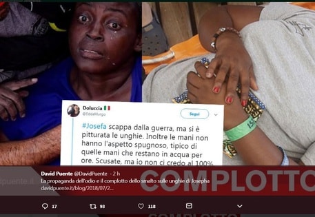 Post falso Josefa, l'autrice: è un lavoro, mi finanzia Casapound. E a Roma...