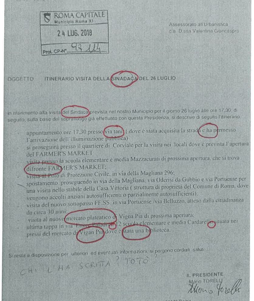 Roma, il minisindaco e la lettera alla Totò destinata alla Raggi: 10 strafalcioni in 18 righe