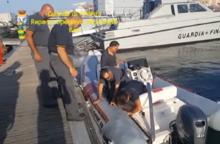 marijuana gommone Brindisi