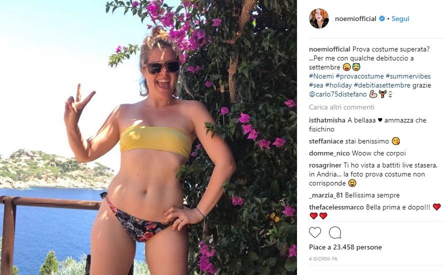 Noemi e la priva costume