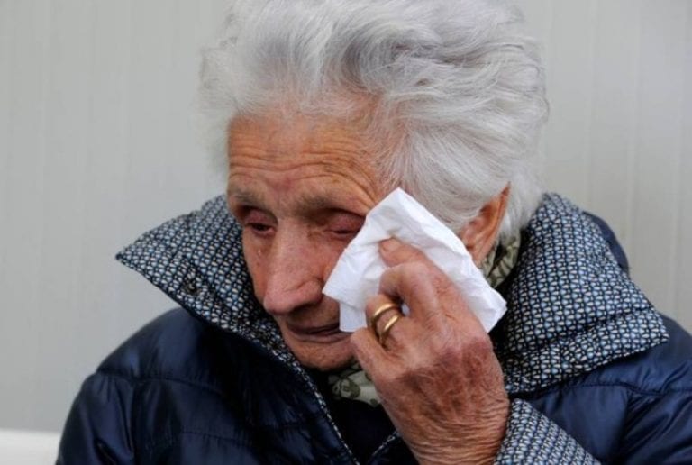 Terremoto, nonna Peppina ricoverata in ospedale a Camerino