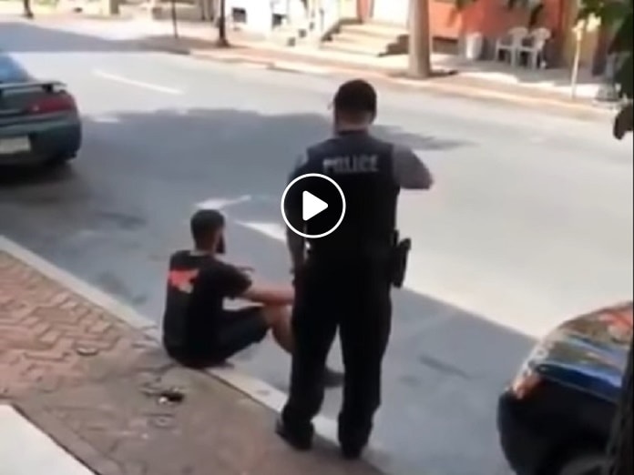 Polizia taser ragazzo nero