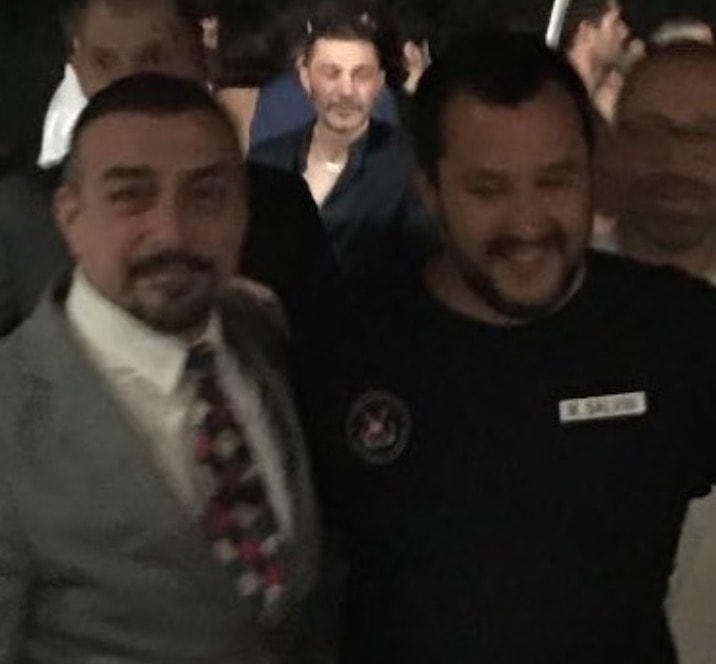 Niccolò Bettarini, Matteo Salvini all'Old Fashion