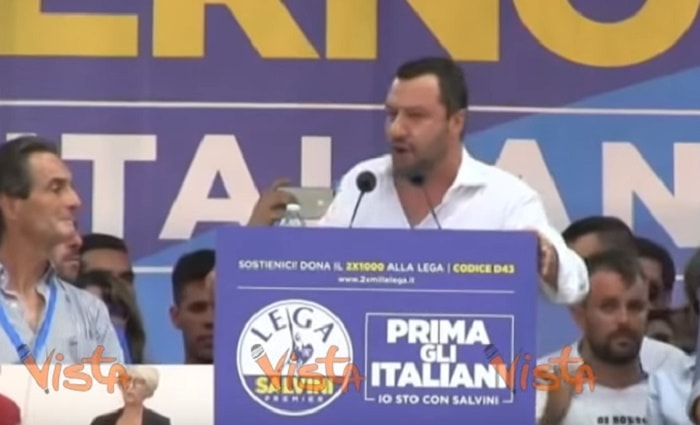 Salvini a Pontida