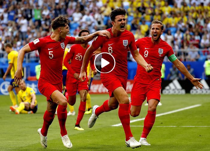 Mondiali 2018, Inghilterra in semifinale: 2-0 alla Svezia con gol di Maguire e Alli