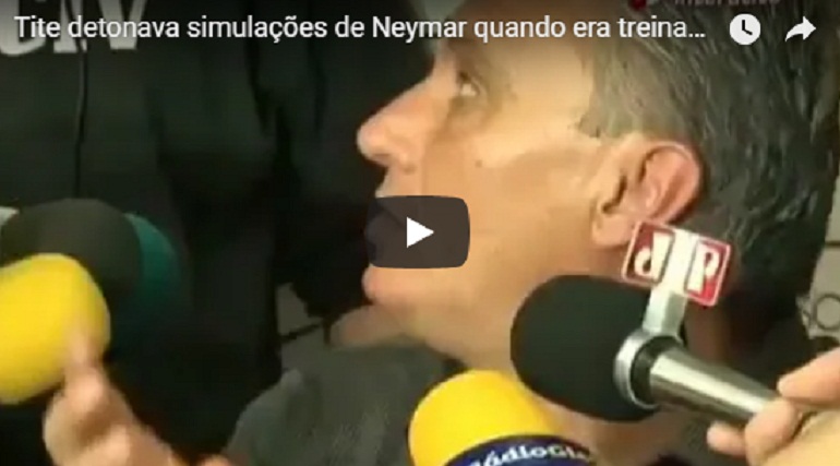 YOUTUBE Quando il c.t. Tite attaccava Neymar: "Simula. E' un cattivo esempio per i bambini"