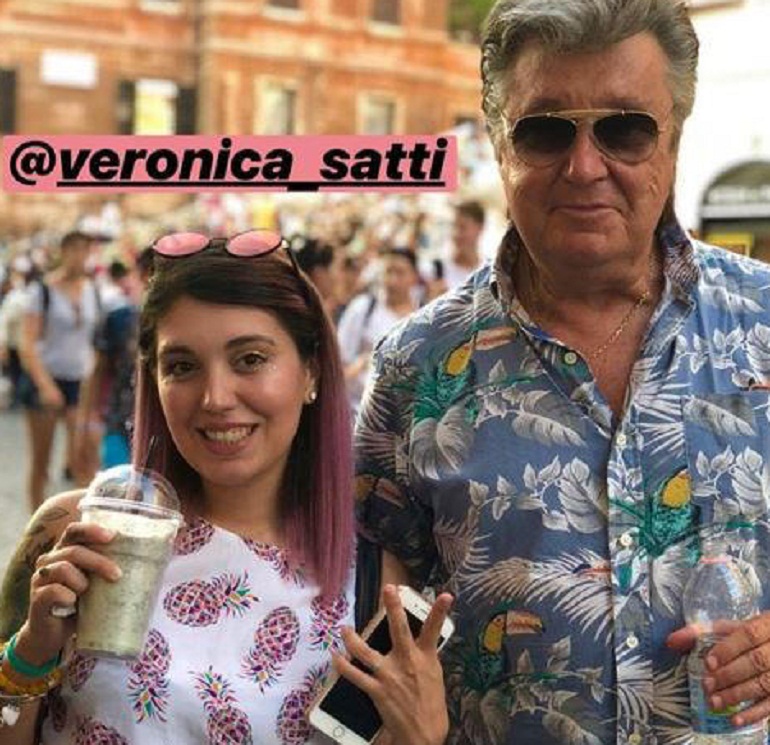 Veronica Satti insieme al padre Bobby Solo: "Finalmente insieme"