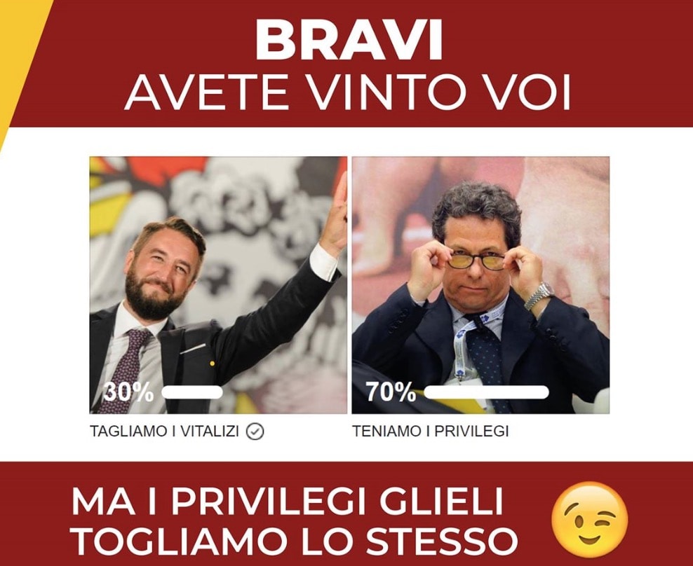 M5s Sicilia, sondaggio sull'abolizione dei vitalizi agli ex parlamentari: 70% contrario