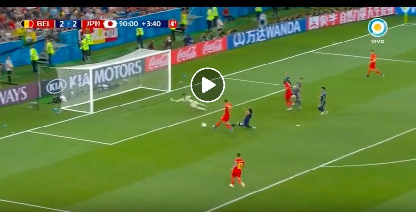 YOUTUBE Chadli video gol Belgio-Giappone 3-2, rimonta completata al 94'