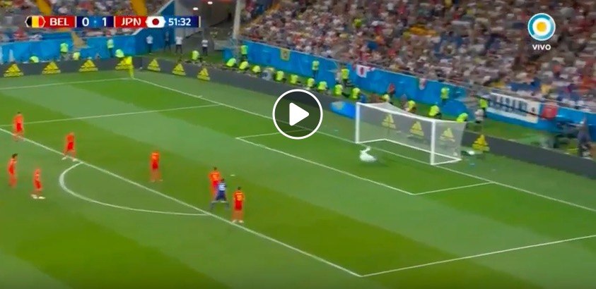 YOUTUBE Inui video gol Belgio-Giappone: rete da cineteca