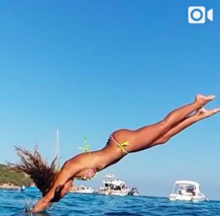 Giorgia Palmas a Milan Tv, è derby con il fidanzato interista Filippo Magnini