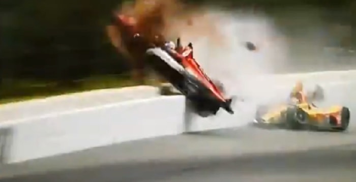 Indycar incidente