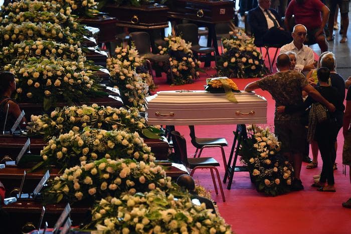Funerale genova nomi vittime