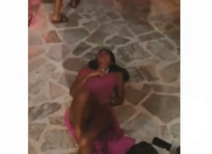 Belen Rodriguez ubriaca