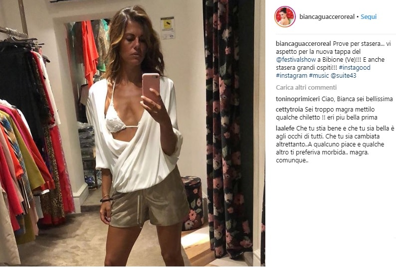 Bianca Guaccero troppo magra FOTO