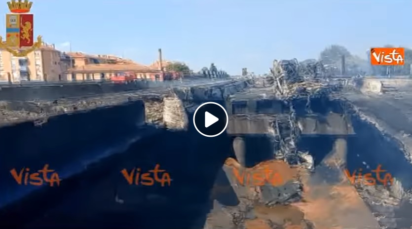 bologna ponte crollato a14