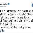Treviso, nella notte esplode ordigno nella sede della Lega di Villorba1