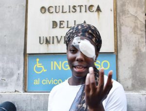 Marco Travaglio, Ottavia Giustetti, Ammiano Marcellino: razzismo italiano e deformazione politica. Nella foto: Daisy Osakue, al centro di una polemica che c'entra poco