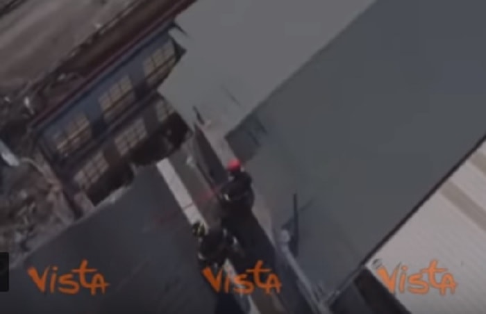 Genova, drone Ponte Morandi