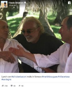 Flavio briatore foto Berlusconi