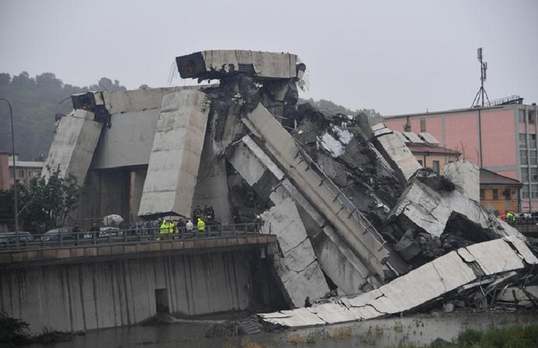 Genova, Protezione Civile: i dispersi sono cinque (foto Ansa)