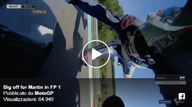 Moto 3, Jorge Martin cade in Repubblica Ceca: si dovrà operare