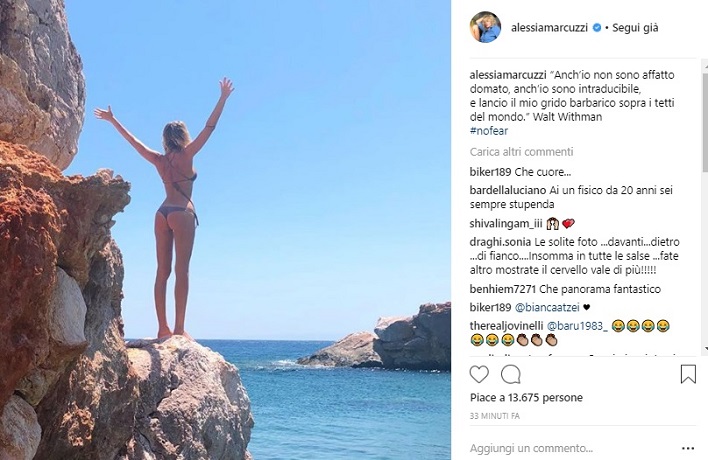 Alessia Marcuzzi, foto lato B