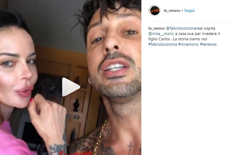 Nina Moric e Fabrizio Corona