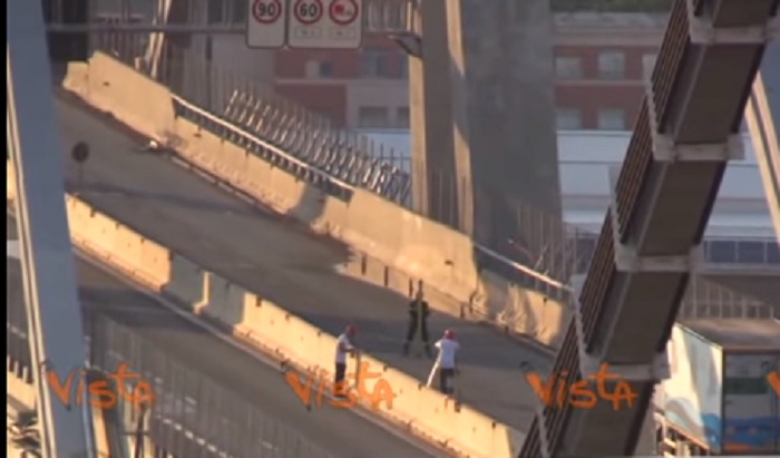 Ponte Morandi troncone est