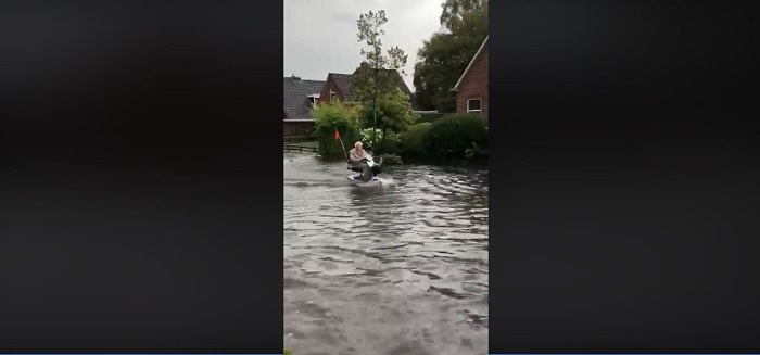 Olanda villaggio inondato