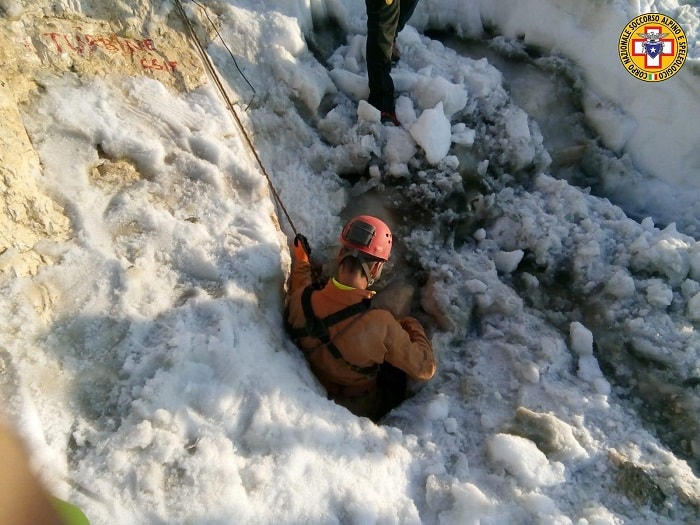 Stefano Guarniero è salvo lo speleologo intrappolato nel Monte Canin