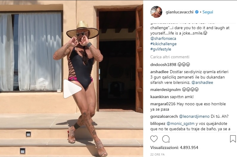 Gianluca Vacchi balletto