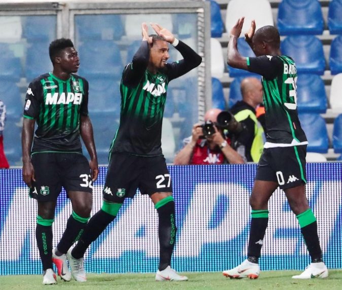 Sassuolo-Genoa 5-3 highlights e pagelle, Boateng e Babacar gol e show
