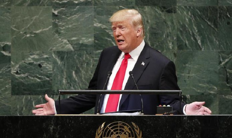 Onu, Trump: "Ho fatto più di ogni altro governo". E l'Assemblea ride VIDEO (foto Ansa)