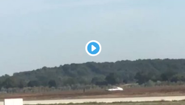 Lione pista atterraggio aeroporto