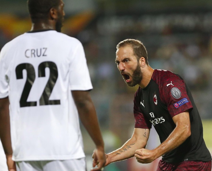 Europa League, italiane ok: Milan passa in Lussemburgo, Lazio batte Apollon