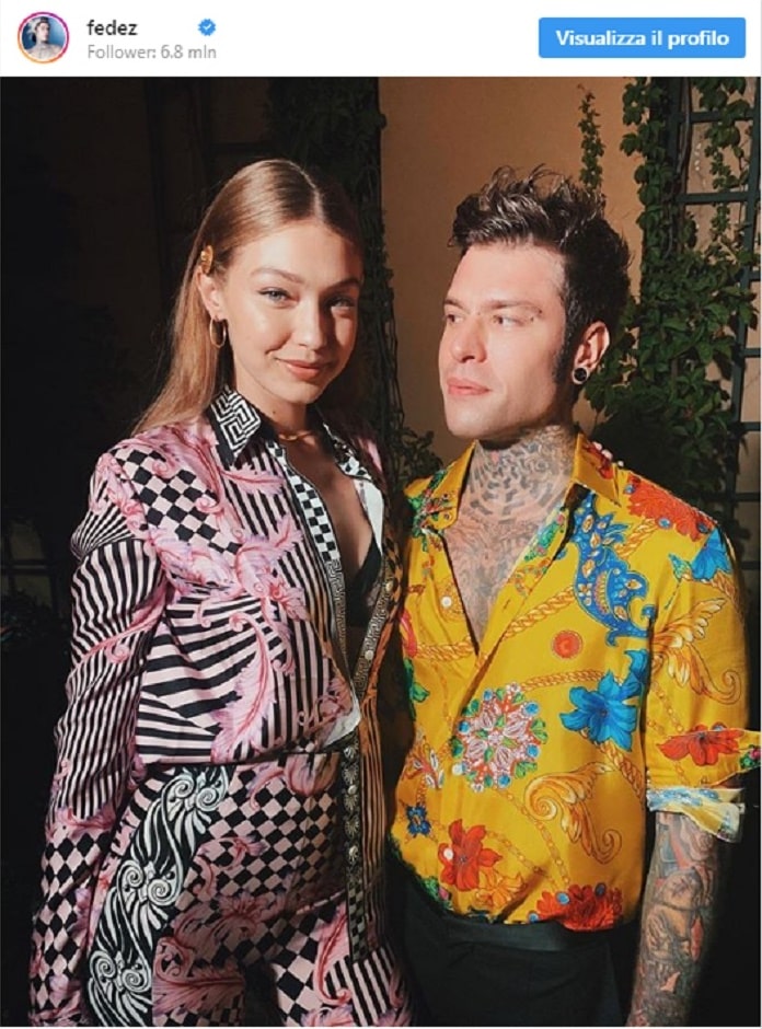 Fedez Chiara Ferragni Gigi Hadid